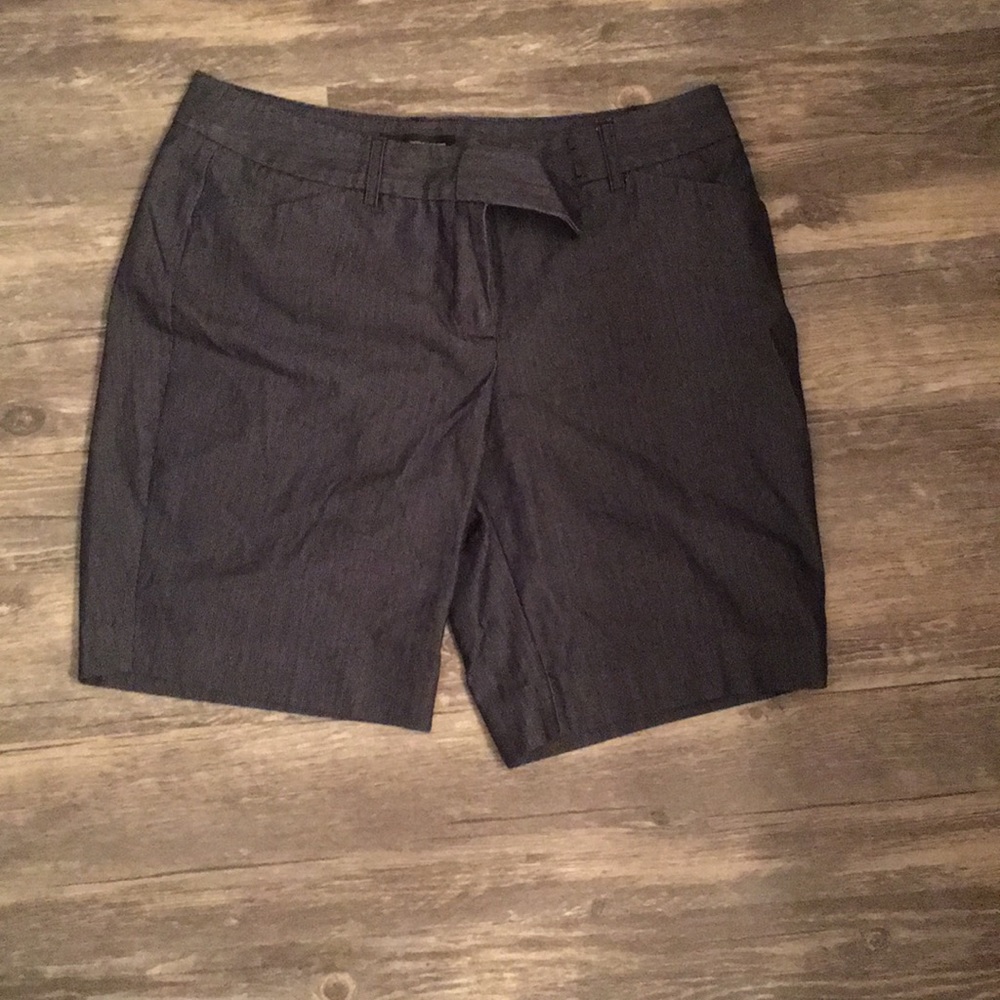 EXPRESS Pinstriped Bermuda shorts